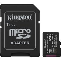 Kingston Technology 128GB microSDXC Canvas Select Plus Gen3 150MB/s A1 (Einschließlich SD Adapter) von Kingston