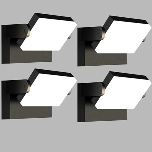 Kingwen 4 Stücke 40W LED Wandleuchte Innen/Aussen Wandlampe Schwarz 6000K LED Aussenleuchte mit 360°Schwenkbar Modern Wandlampe Panel Außenlampe Wandbeleuchtung innen IP65 Kingwen 4 Stücke 40W LED Wandleuchte Innen/Aussen Wandlampe Schwarz 6000K LED Aussenleuchte mit 360°Schwenkbar Modern Wandlampe Panel Außenlampe Wandbeleuchtung innen IP65 von Kingwen