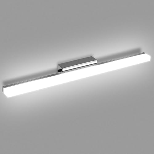Kingwen LED Spiegelleuchte 60cm 1200LM Badleuchte für Spiegellampe Badezimmer Lampe Schminklicht Wandleuchte Kaltweiß 12W 6000K Badlampe 220V IP44 Wasserdicht von Kingwen
