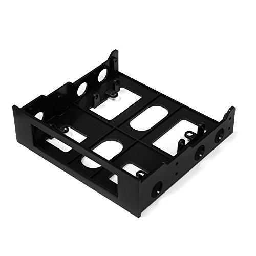 Kingwin SSD Hard Drive Mounting Kit Internal, Convert Any 3.5” Solid State Drive/HDD Into One 5.25 Inch Drive Bay. Mounting Screws Included, Quick and Easy Installation [HDM-228] von Kingwin