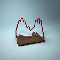 Roter Plätzchenausstecher Dom & Severi - Made in Erfurt | Spülmaschinenfest Und Lebensmittelecht 3D-Druck Geschenkidee Ausstechform Roter Plätzchenausstecher Dom & Severi - Made in Erfurt | Spülmaschinenfest Und Lebensmittelecht 3D-Druck Geschenkidee Ausstechform von Kinimod3D