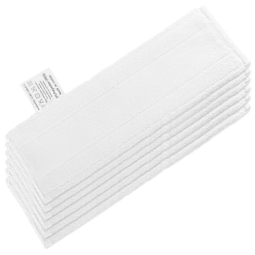 Kinmsito 5 Stück Mikrofaser-Tuchset,Waschbar Mikrofaser Tuchset für Kärcher Dampfreiniger SC2 SC3 SC4 SC5 Bodendüse Dampfreiniger Zubehör,Mikrofaserbezug für Alle Böden (Weiß) von Kinmsito
