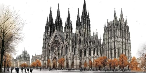 Diamond Painting, Groß 5D Erwachsene Diamond Painting Kits Kölner Dom, Kinder DIY Full Drill Set by Numbers Stich Stickerei Bilder Full Zubehör, Home Wanddekoration Malerei Kunsthandwerk 50x150cm Diamond Painting, Groß 5D Erwachsene Diamond Painting Kits Kölner Dom, Kinder DIY Full Drill Set by Numbers Stich Stickerei Bilder Full Zubehör, Home Wanddekoration Malerei Kunsthandwerk 50x150cm von Kinooge
