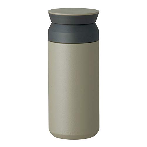 TRAVEL TUMBLER - Insulated Polyester Bottle (Khaki, Small) von Kinto