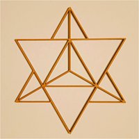 Merkaba 6"/15, 24cm Grid Cut/Zweidimensional von KintsugiCrystals