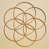 Saat Des Lebens 8"/20, 32cm Grid Cut von KintsugiCrystals