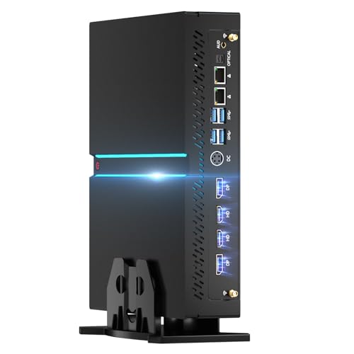 Kinupute Mini PC Gaming, Desktop Computer i7-13700F 16 Kerne bis zu 5.2GHz, 32G DDR5, 1T M.2 PCIE4.0 SSD, Windows 11 Pro, GeForce RTX4060 8G, Vier Displays, 8K@60Hz Ausgänge, Dual LAN, WiFi6E/BT5.3 von Kinupute