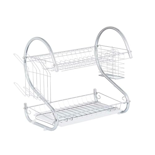 Kinvara Abtropfgestell für Spüle, weiß, 45,5 x 24,5 x 37,5 cm von Kinvara Skincare