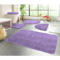 KiNZLER Badematte "Chaozhou", rutschhemmend beschichtet, fußbodenheizungsgeeignet, Badteppich, Uni Farben, weich, als rechteckig, rund & Set erhältlich von Kinzler