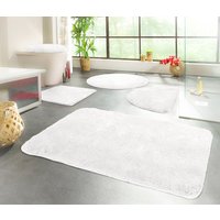 KiNZLER Badematte "Chaozhou", rutschhemmend beschichtet, fußbodenheizungsgeeignet, Badteppich, Uni Farben, weich, als rechteckig, rund & Set erhältlich von Kinzler