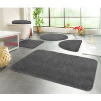 KiNZLER Badematte "Chaozhou" Höhe 20 mm rutschhemmend beschichtet fußbodenheizungsgeeignet Badteppich, Uni Farben, weich, als rechteckig, rund & Set erhältlich von Kinzler