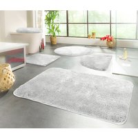 KiNZLER Badematte "Chaozhou" Höhe 20 mm rutschhemmend beschichtet fußbodenheizungsgeeignet Badteppich, Uni Farben, weich, als rechteckig, rund & Set erhältlich von Kinzler