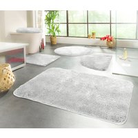 KiNZLER Badematte "Chaozhou" Höhe 20 mm rutschhemmend beschichtet fußbodenheizungsgeeignet Badteppich, Uni Farben, weich, als rechteckig, rund & Set erhältlich von Kinzler