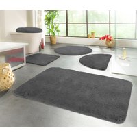 KiNZLER Badematte "Chaozhou" Höhe 20 mm rutschhemmend beschichtet fußbodenheizungsgeeignet Badteppich, Uni Farben, weich, als rechteckig, rund & Set erhältlich von Kinzler