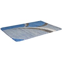 KiNZLER Badematte "Genappe" Höhe 20 mm rutschhemmend beschichtet fußbodenheizungsgeeignet Badteppich, modernes Design von Kinzler