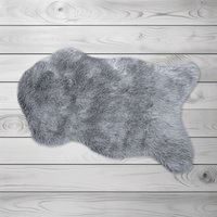 KiNZLER Fellteppich "Kunstfell", fellförmig, 30 mm Höhe, Uni-Farben, weich & flauschig, waschbar, ideal als Bettvorleger von Kinzler