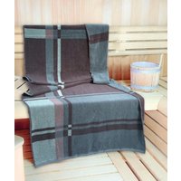 KiNZLER Saunatuch "Wellness, Sauna - Größe 90/200 cm" leichte Qualität, verschiedenen Designs, auch als 2er Set von Kinzler