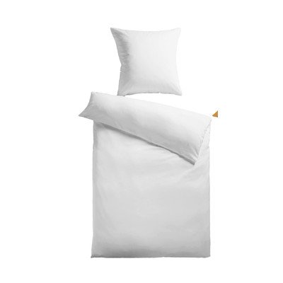 Kinzler Bettwäsche, Baumwolle, weiß, 80x80 + 135x200 cm von Kinzler