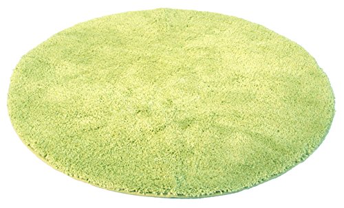 Kinzler J-10001/33 kiwigrün Badematte, Mikrofaser, Kiwi, 90 cm rund von Kinzler