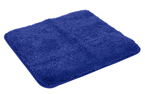 Kinzler J-10003/104 Royalblau Badematte, Mikrofaser, 50x55 cm ohne Ausschnitt von Kinzler