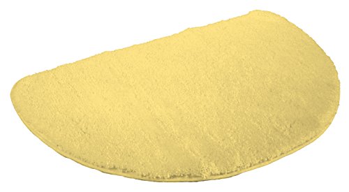 Kinzler J-10005/06 gelb Duschmatte, Mikrofaser, 50x80 cm halbrund von Kinzler