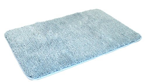 Kinzler J-10007/16 hellblau Badematte, Mikrofaser, 70x120 cm von Kinzler