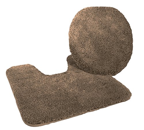 Kinzler J-10052/52 Mikrofaser Bademattenset 2-teilig, WC-Deckelbezug 47 x 50 cm, und Vorleger mit Ausschnitt 50 x 55 cm, braun Kinzler J-10052/52 Mikrofaser Bademattenset 2-teilig, WC-Deckelbezug 47 x 50 cm, und Vorleger mit Ausschnitt 50 x 55 cm, braun von Kinzler