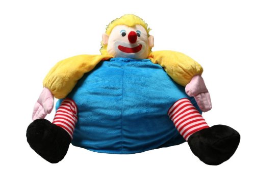 Kinzler K-11264/99 Kindersitzsack "Clown" 60x80 cm, bunt von Kinzler