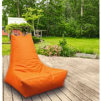 Outdoorfähiger Lounge-Sessel, ca. 100x90x80 cm, Farbe: Orange von Kinzler