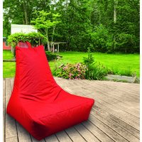 Kinzler Outdoorfähiger Lounge-Sessel, ca. 100x90x80 cm, Farbe: Rot von Kinzler