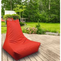 Outdoorfähiger Lounge-Sessel, ca. 100x90x80 cm, Farbe: Rot von Kinzler