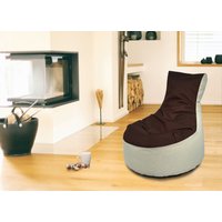Kinzler Outdoorfähiger Lounge-Sessel BICO, ca. 80x80x90 cm, Farbe: Dunkelbraun von Kinzler