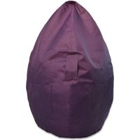 Kinzler Outdoorfähiger Sitzsack "Kimi", ca. 55x110 cm, Farbe:Brombeer von Kinzler