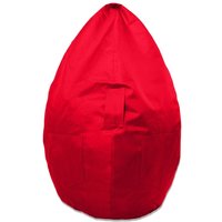 Kinzler Outdoorfähiger Sitzsack "Kimi", ca. 55x110 cm, Farbe:Rot von Kinzler