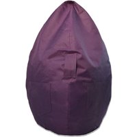 Kinzler Outdoorfähiger Sitzsack "Kimi", ca. 60x120 cm, Farbe:Brombeer von Kinzler