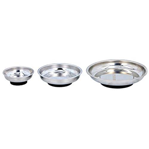 Edelstahl Magnetische Teile Schale Schale Set 3-teilig rund Schüssel Magnet Schrauben lose Muttern Bolzen Metallteile Werkzeug Garage Tray 3 Stück Edelstahl Magnetische Teile Schale Schale Set 3-teilig rund Schüssel Magnet Schrauben lose Muttern Bolzen Metallteile Werkzeug Garage Tray 3 Stück von Kinzo