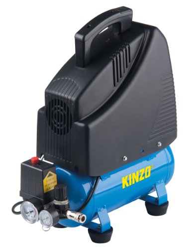 KINZO Druckluftkompressor Kompressor 6 Liter 8 bar 1200 Watt 1,5 PS 153l/min von Kinzo