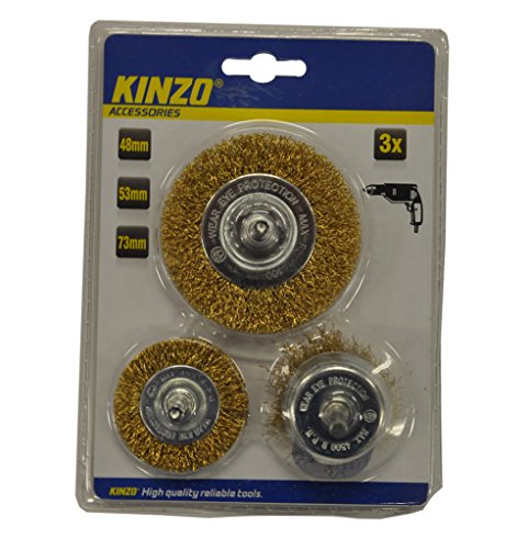 KINZO Steel Brush 3 Set ST, 54678 von Kinzo