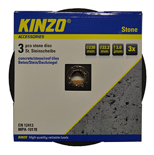 KINZO Stone Disc 230 mm 3-teilig, 71773 von Kinzo