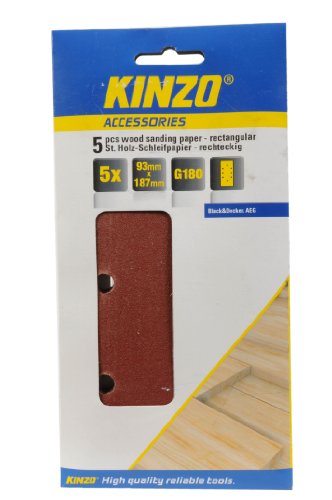 KINZO Wood Sanding Paper rectangular, 71714 von Kinzo