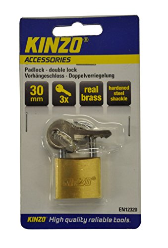 Kinzo 71873 Vorhängeschloss 30 mm, 3 Schlüssel Kinzo 71873 Vorhängeschloss 30 mm, 3 Schlüssel von Kinzo