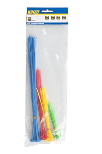 Kinzo 79386 Kabelbinder PVC, 100-teilig von Kinzo