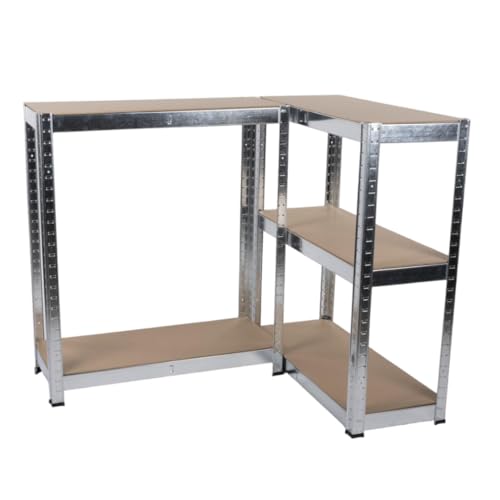 Kinzo Aufbewahrungsregal - Regalregal - 5 Regale - Schwerlast belastbar - max. 750 Kilo - Keine Schrauben - MDF von Kinzo