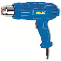 Kinzo - Heißluftfön - 230V - Blau - 350 bis 600 Grad - 2 Heizstufen - Farbbrenner von Kinzo