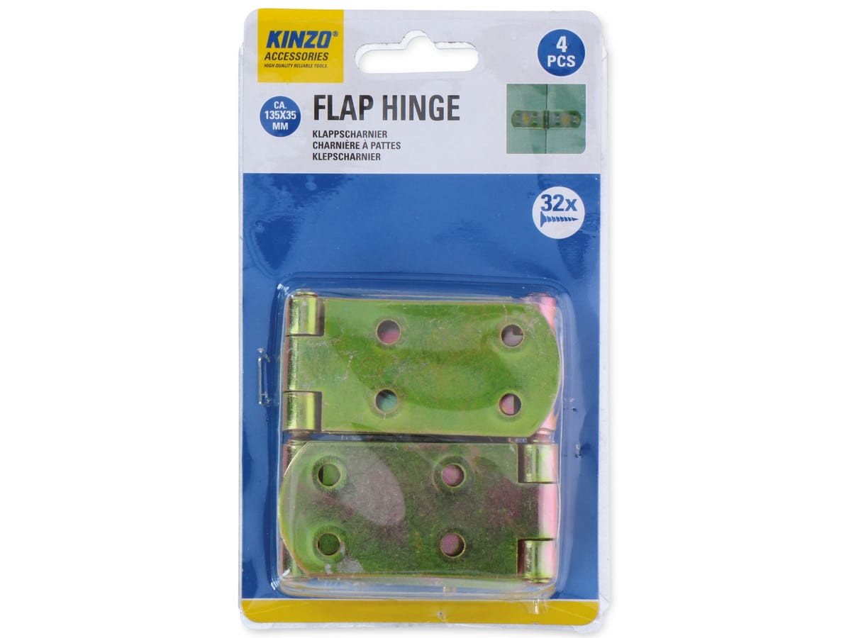 Kinzo Möbelgriff KINZO Klappscharnier-Set, 4 Stück, 135x35 mm, 32 von Kinzo