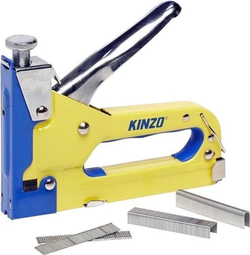 Kinzo Tacker - 3-Wege - 4-14mm - mit Klammern, Klammern und Nägeln von GRUNDIG