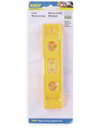 Wasserwaage Miniwasserwaage Lot Magnetisch 150mm Wasserwaagen 3 Libellen RT® von Kinzo