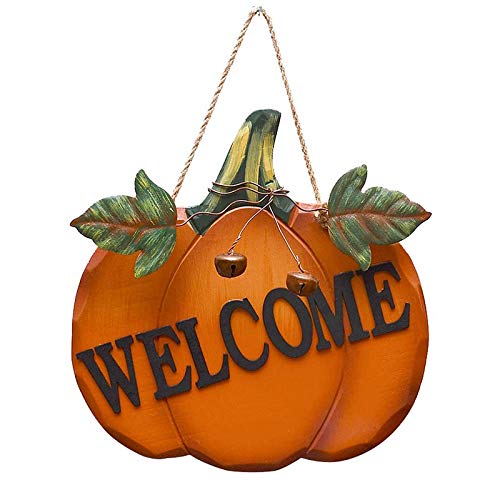 Kioball KüRbis Willkommen Schild Herbst HaustüR, Rustikale HäNgende Willkommen TüR Schild Innen Draussen Herbst für Zuhause Kioball KüRbis Willkommen Schild Herbst HaustüR, Rustikale HäNgende Willkommen TüR Schild Innen Draussen Herbst für Zuhause von Kioball