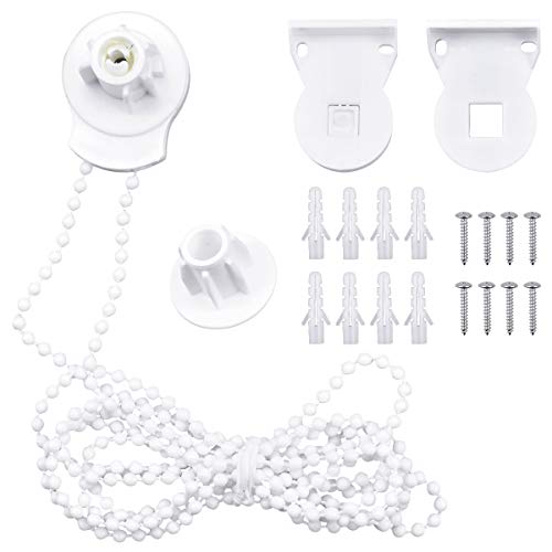 1 Satz 25 mm Rollo Reparatur-Set Hochwertige Klemmfix Rollo Ersatzteile, Rollo Halterung Ersatzteile Halterung Kettenzug & Seitenzug Zubehör für Verdunkelungsrollo und Montage-Set für Fenster von Kioiner