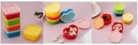 10 Stück Kleine Dosen mit Deckel Plastik, Mini Kunststoff Gefrierdosen, Wiederverwendbare Versiegelungsgläser Frischhaltedosen für zur Aufbewahrung von Snack Obst Gewürze Soßen (2 Stile 5 Farben) von Kioiner